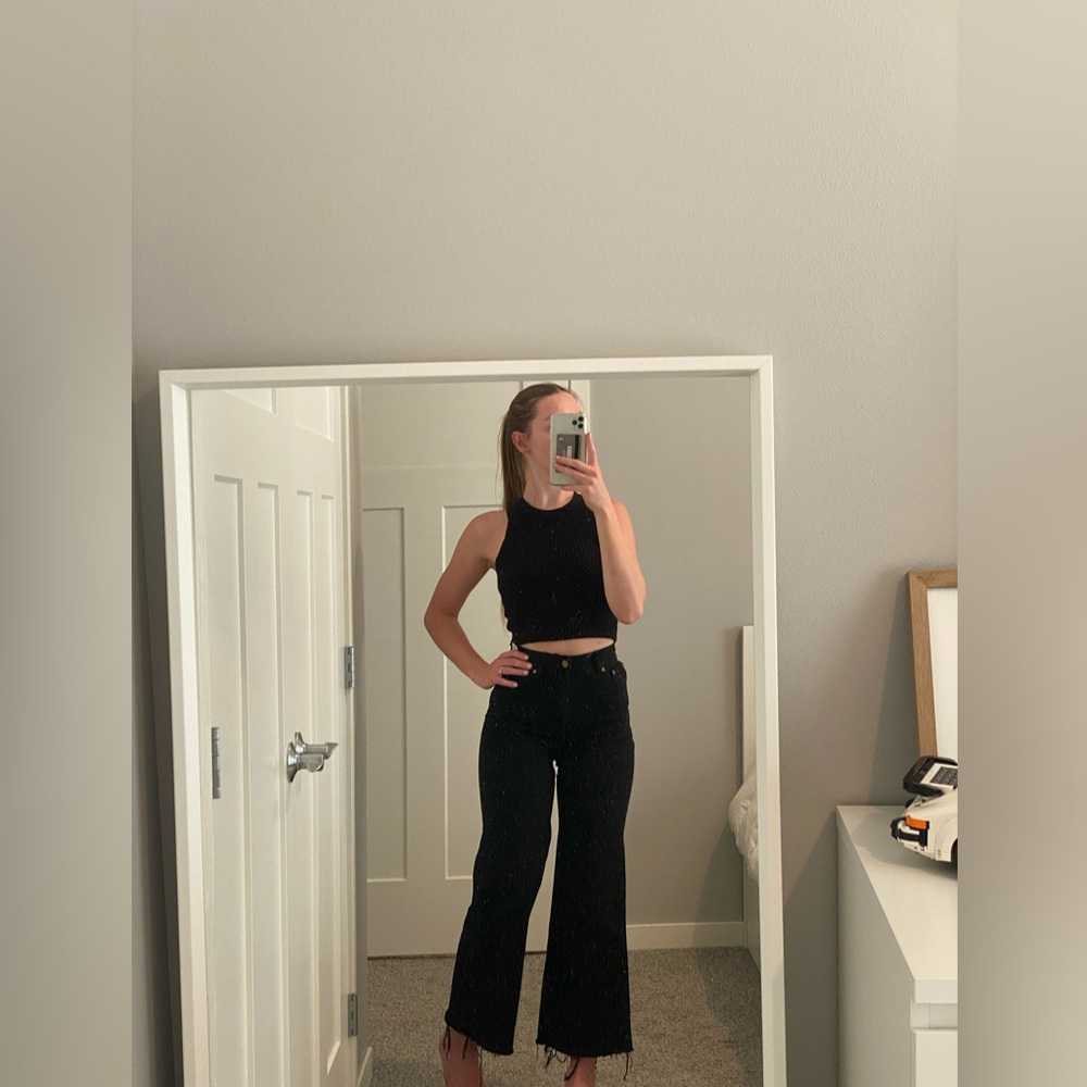 ZIMMERMAN flared high waist jeans size 0